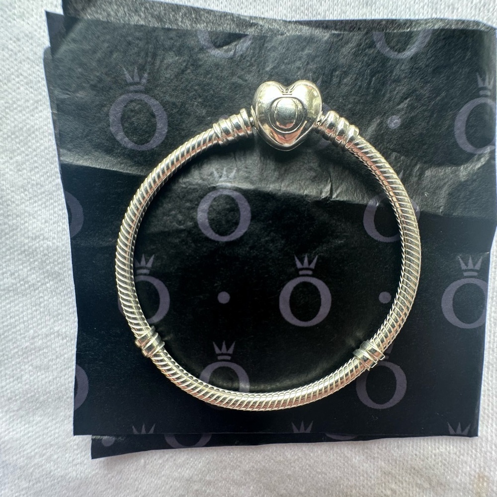 Pandora Silver Heart Bracelet
